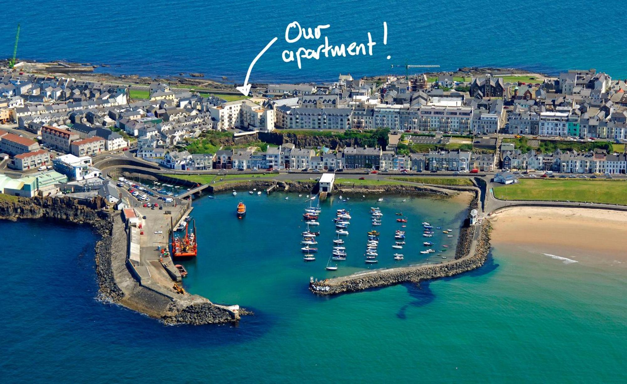 Apt3, No 2 Antrim Gardens, Portrush With Seaview Eksteriør billede